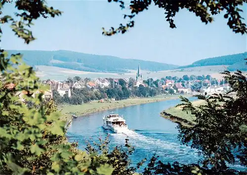 AK / Ansichtskarte 73840162 Bodenfelde Weserpartie Bodenfelde