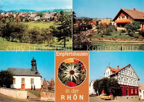 AK / Ansichtskarte Empfertshausen Panorama Kirche Fachwerkhaus Empfertshausen