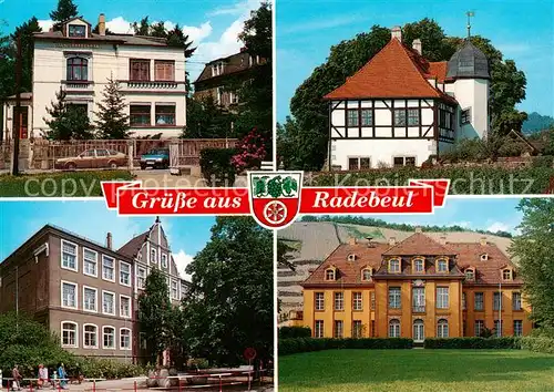 AK / Ansichtskarte Radebeul Villa Shatterhand Haus Hofloessnitz Ernst Thaelmann Strasse Schloss Wackerbarth Radebeul