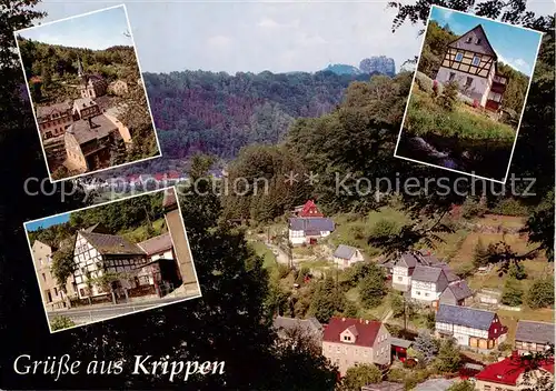 AK / Ansichtskarte Krippen_Bad_Schandau Panorama Krippen_Bad_Schandau