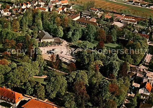 AK / Ansichtskarte Horn Bad_Meinberg Kurpark Fliegeraufnahme Horn Bad_Meinberg