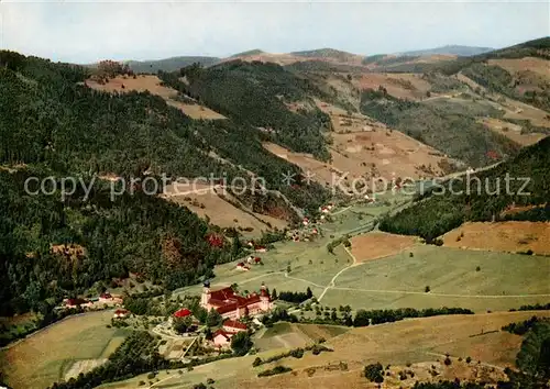 AK / Ansichtskarte Untermuenstertal Kloster St Trudpert Fliegeraufnahme Untermuenstertal