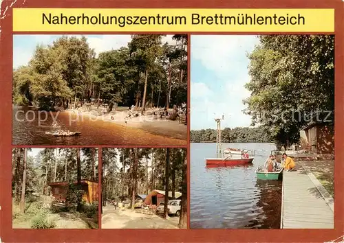 AK / Ansichtskarte Zschorna_Grossenhain Naherholungszentrum Brettmuehlenteich Zschorna Grossenhain