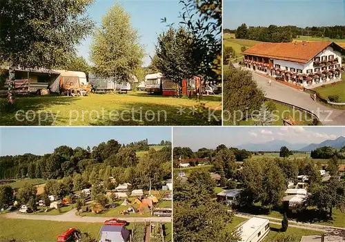 AK / Ansichtskarte Prien_Chiemsee Campingplatz Hofbauer Teilansichten Prien Chiemsee