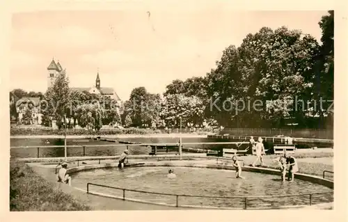 AK / Ansichtskarte 73841497 Bad_Klosterlausnitz Badeanstalt mit Planschbecken Bad_Klosterlausnitz