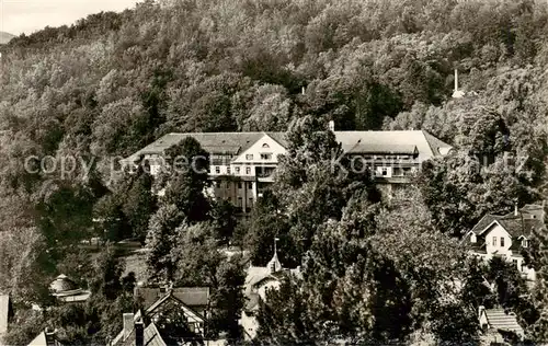 AK / Ansichtskarte 73841525 Bad_Liebenstein Blick vom Kindersanatorium zum Kurhaus Bad_Liebenstein