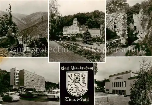 AK / Ansichtskarte 73841595 Bad_Blankenburg Am Griesbach FDGB Erholungsheim Am Goldberg Burg Greifenstein FDGB Urlauberwohnheim Magnus Poser Stadthalle Bad_Blankenburg