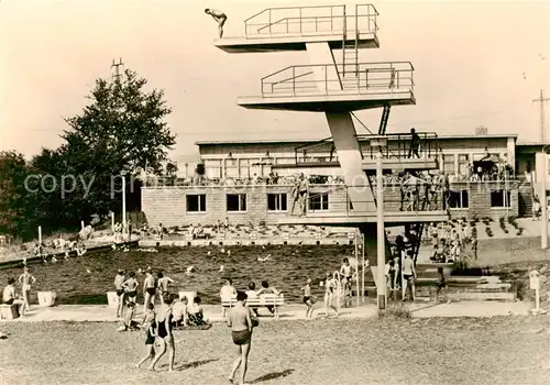 AK / Ansichtskarte 73841598 Bad_Salzungen Schwimbad An den 3 Eichen Bad_Salzungen