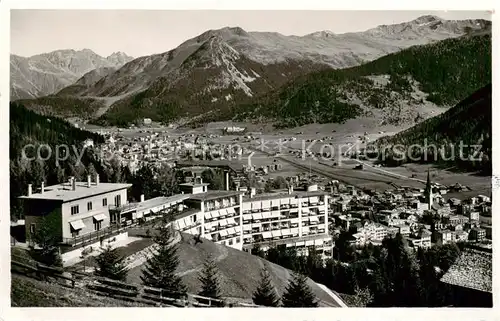 AK / Ansichtskarte Thurgau_Schweiz mit Schaffhausen Heilstaette Davos mit Seehorn Pischahorn und Rhaetikon Thurgau Schweiz