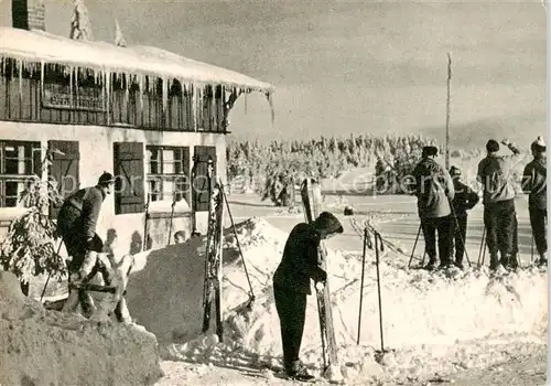 AK / Ansichtskarte 73842214 Frauenwald_Thueringen An der Waldschenke Dreiherrnstein Frauenwald Thueringen