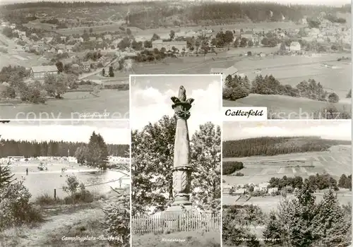 AK / Ansichtskarte Catterfeld Panorama Campingplatz Paulfeld Kandelaber Ortstel Altenbergen Catterfeld