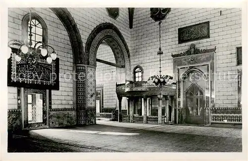 AK / Ansichtskarte Sarajevo_Bosnia Herzegovina Interieur der Begen Moschee 