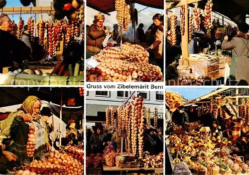 AK / Ansichtskarte Bern_BE Zwiebelmarkt Teilansichten Bern_BE