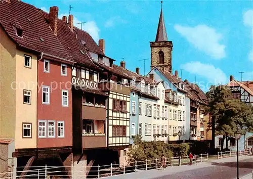 AK / Ansichtskarte 73842850 Erfurt Kraemerbruecke Erfurt