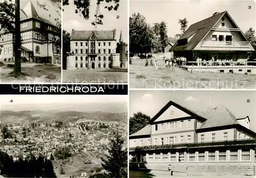 AK / Ansichtskarte 73842859 Friedrichroda FDGB Erholungsheim Spiessberghaus Schloss Reinhardsbrunn HOG Heuberghaus Blick vom Koernberg Park Hotel Friedrichroda