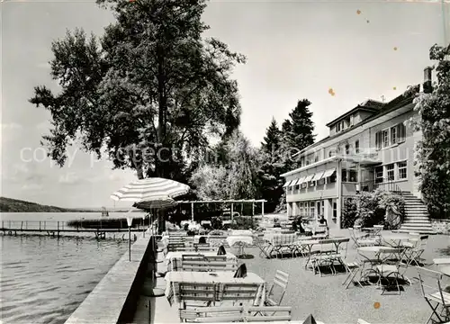 AK / Ansichtskarte  Meisterschwanden_AG Hotel Seerose am Hallwilersee Terrasse 