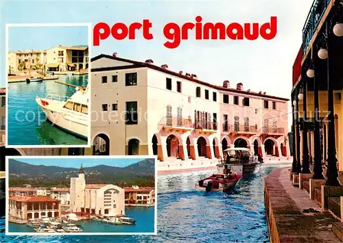 AK / Ansichtskarte Port_Grimaud_83_Var Cite lacustre vues partielles 