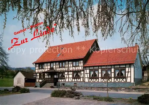 AK / Ansichtskarte 73843602 Reichelsheim_Odenwald Gasthof Pension Zur Linde Reichelsheim Odenwald