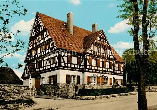 AK / Ansichtskarte Altfeld_Unterfranken Hotel St Georg Altfeld Unterfranken