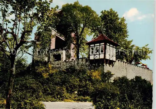 AK / Ansichtskarte Durlach Hoehengaststaette zum Burghof Turmberg Durlach