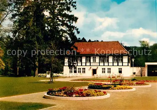 AK / Ansichtskarte Iburg_Bad Waldrestaurant und Cafe Altes Forsthaus Iburg_Bad