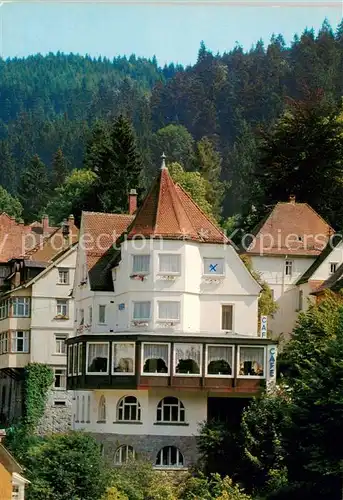 AK / Ansichtskarte Triberg Hotel Restaurant Cafe Ketterer am Kurgarten Triberg