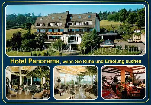 AK / Ansichtskarte Daun_Eifel Hotel Panorama Aufenthaltraum Gastraeume Daun_Eifel