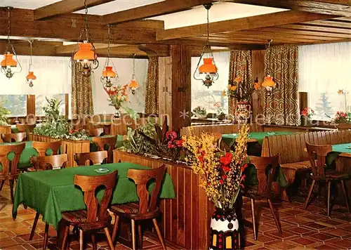 AK / Ansichtskarte Bubenbach_Eisenbach Waldhotel Auerhahn Cafe 