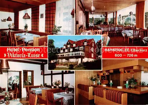 AK / Ansichtskarte 73844854 Hahnenklee-Bockswiese_Harz Hotel Pension Viktoria Luise Gastraeume Bar Hahnenklee-Bockswiese