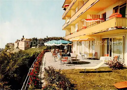 AK / Ansichtskarte 73844862 Meersburg_Bodensee Terrassen Hotel Weisshaar Meersburg Bodensee
