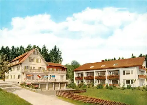 AK / Ansichtskarte 73844874 Lauterbad_Freudenstadt Hotel Gasthof Gruener Wald mit Gaestehaus 