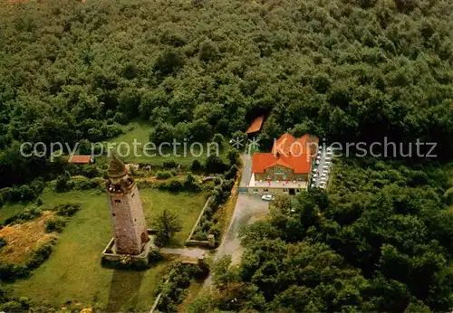 AK / Ansichtskarte 73845007 Arnshausen Hoehengaststaette Wittelsbacher Turm Fliegeraufnahme Arnshausen