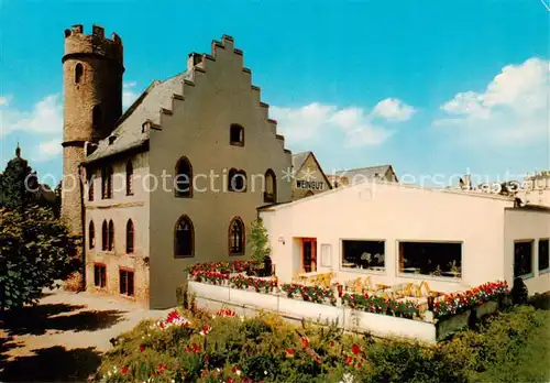 AK / Ansichtskarte 73845011 Eltville_Rhein Rheinterrassen Hotel Restaurant Burg Crass Eltville_Rhein