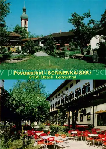 AK / Ansichtskarte 73845040 Elbach_Miesbach Postgasthof Sonnenkaiser mit Gaestehaus Sonnenkaiser Elbach Miesbach