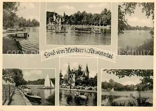 AK / Ansichtskarte 73845312 Hariksee_Schwalmtal Strandbad Restauration Bootsbetrieb  hariksee Schwalmtal