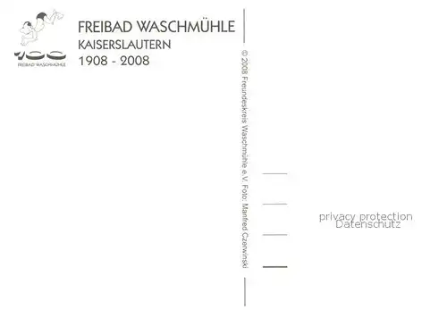 AK / Ansichtskarte 73845401 Kaiserslautern Fliegeraufnahme mit Freibad Waschmuehle Kaiserslautern