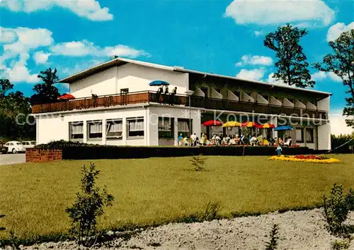 AK / Ansichtskarte Fellingshausen_Hessen Cafe Restaurant Hotel Duensbergheim Fellingshausen Hessen