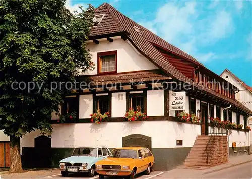 AK / Ansichtskarte Zell_Harmersbach Hotel Gasthof Laube Zell Harmersbach