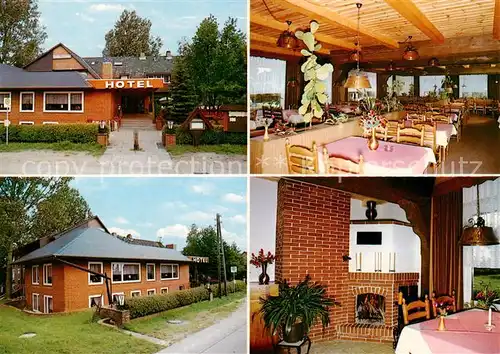 AK / Ansichtskarte 73846023 Egestorf_Nordheide Gast und Pensionshaus Otto Luedtke Gaststube Kaminzimmer Egestorf_Nordheide