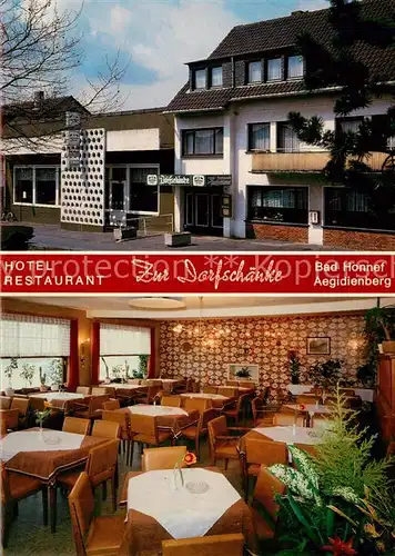 AK / Ansichtskarte 73846043 Bad_Honnef Hotel Restaurant Zur Dorfschaenke Gastraum Bad_Honnef