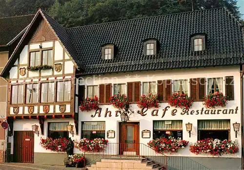 AK / Ansichtskarte 73846115 Blankenheim_Ahr Ahr Cafe Restaurant Blankenheim_Ahr