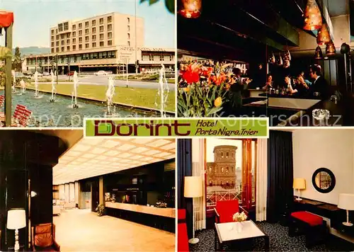 AK / Ansichtskarte 73846161 Trier Dorint Hotel Porta Nigra Gastraum Zimmer Halle Trier