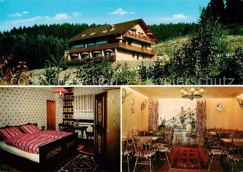 AK / Ansichtskarte 73846170 Bad_Grund Haus am Suedhang Komfort Pension garni Gaststube Zimmer Bad_Grund