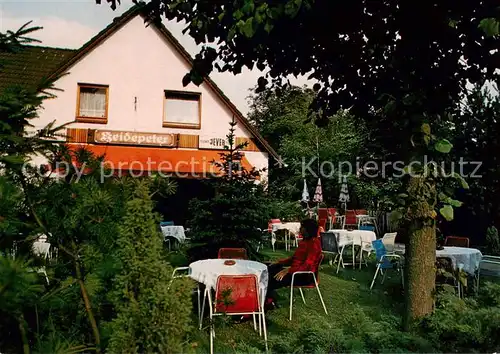 AK / Ansichtskarte Hanstedt_Nordheide Gaststaette Heidepeter Gartenterrasse Hanstedt_Nordheide