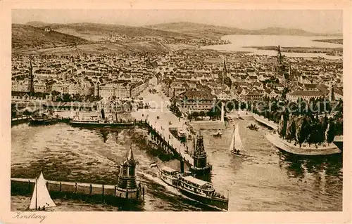 AK / Ansichtskarte Konstanz_Bodensee Panorama Konstanz_Bodensee