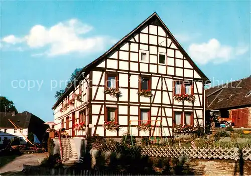 AK / Ansichtskarte 73846558 Deisfeld Pension Wiesenhof Trachte Deisfeld