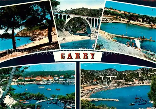 AK / Ansichtskarte  Carry-le-Rouet_13 Calanque du Cap Rousset Viaduc des Eaux Salees Calanque de la Tuliere Port de Carry Plage du Rouet 
