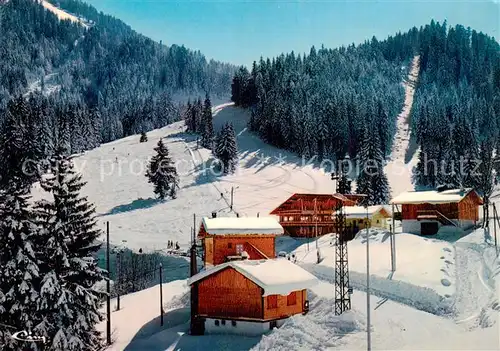 AK / Ansichtskarte  St-Pierre-d_Entremont_38_Isere Le Planolet Les pistes de ski 