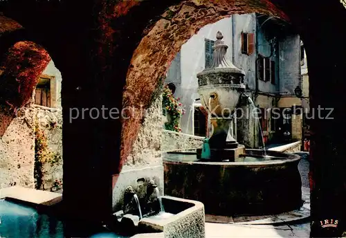 AK / Ansichtskarte  Saint-Paul-de-Vence_06_Alpes-Maritimes La Fontaine 