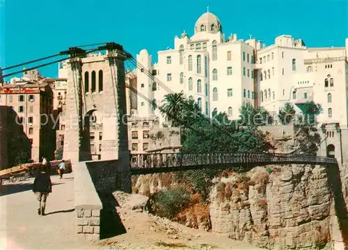 AK / Ansichtskarte Constantine_Algerie La passerelle de l ascenseur 